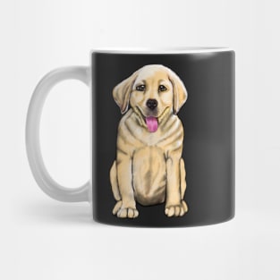 Labrador retriever- cute Golden Labrador retriever puppy dog Mug